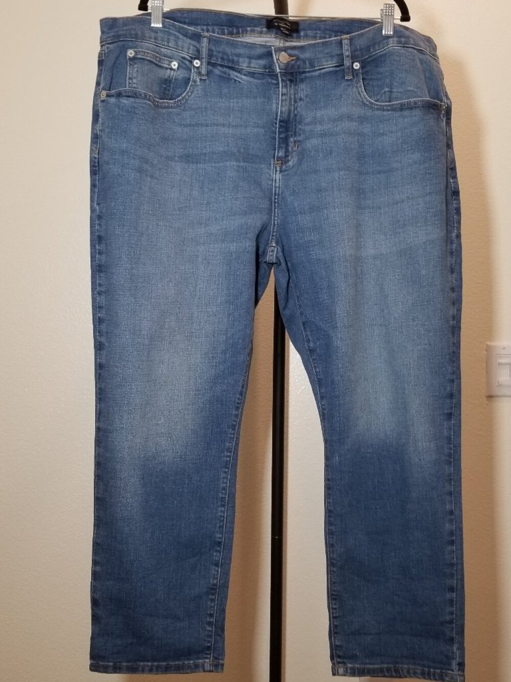 Banana Republic Girlfriend Jeans Size 35/20 Blue Stretch Retro City Street NWOT‎